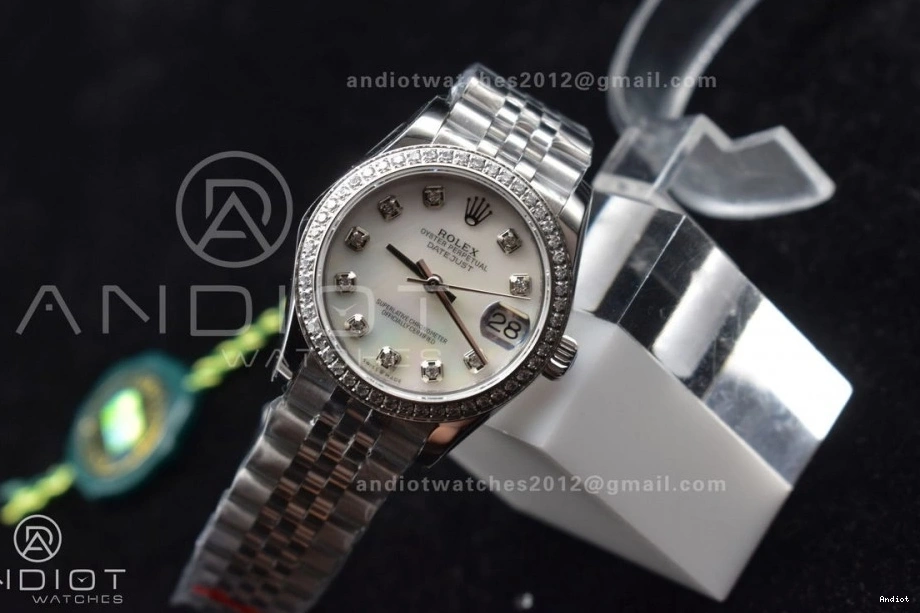 Syle 408 DateJust Bracelet Dial On WF OdorResistant Fluted President Steel 31 White Ladies 278289 Bezel 316L 0714